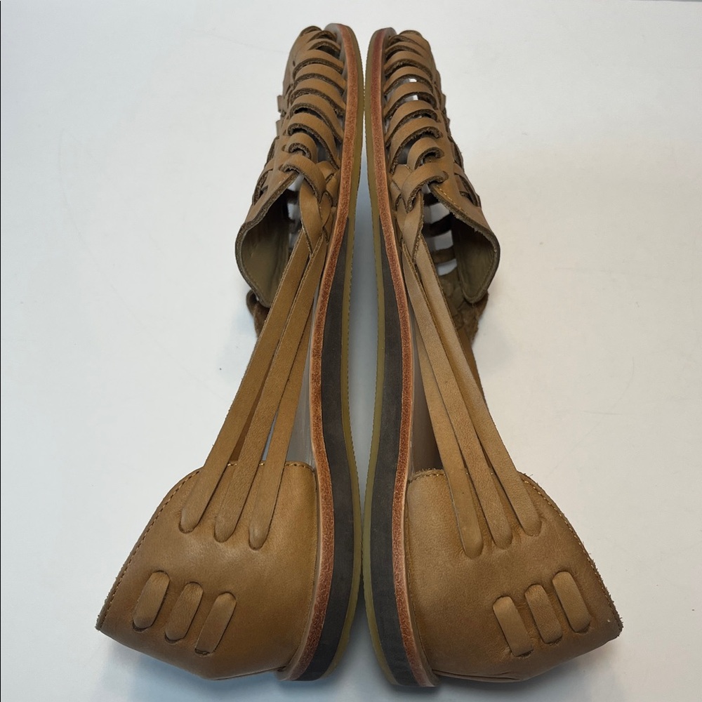 Nisolo Tan Leather Huaraches, size 11, made in Peru - Picture 5 of 8
